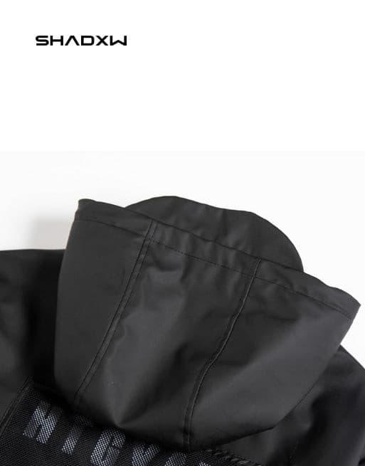 Black Cargo Jacket Mens