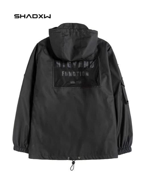 Black Cargo Jacket Mens