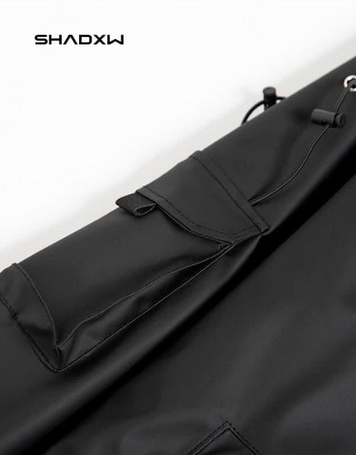 Black Cargo Jacket Mens