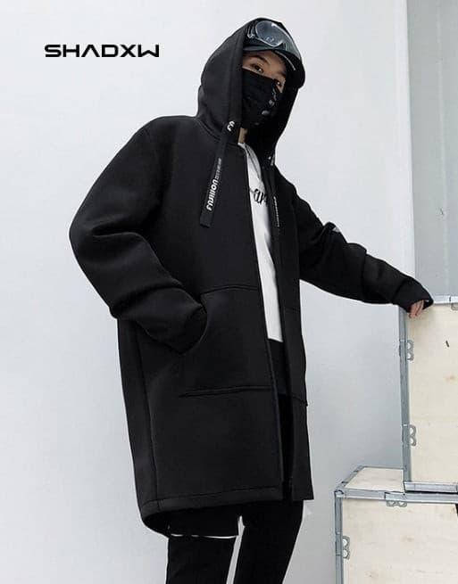 Black Techwear Jacket
