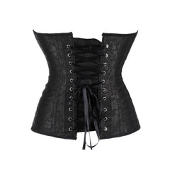 Black Victorian Gothic Hourglass Overbust Corset