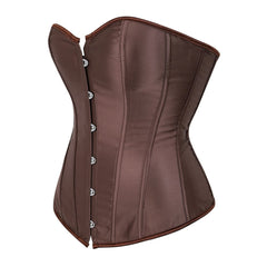 Brown Gothic Hourglass Overbust Corset