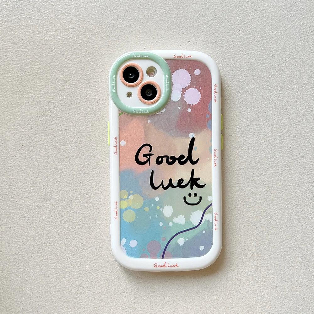 Bumper Cute Phone Cases for iPhone 14, 13, 12, 11 Pro Max - Smile Funny Face