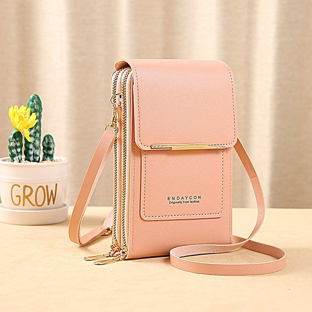 Coin Mobile Phone Purse Wallet  Crossbody Bag