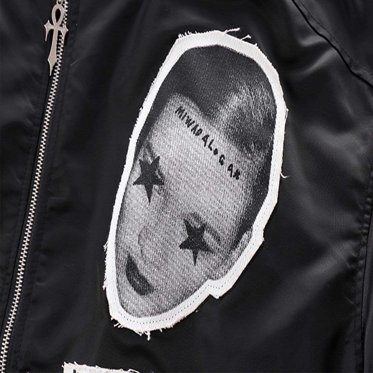"Character Patch" Varsity Jacket