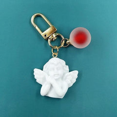 Baroque Angel Keychain