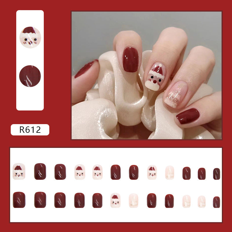 Christmas Exclusive Wearable Nails Finished Manicure