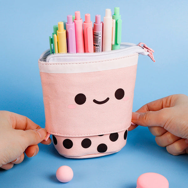 Boba Milk Tea Pop Up Pencil Case