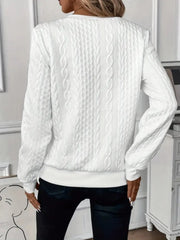 Half Zip Long Sleeve Sweatshirt