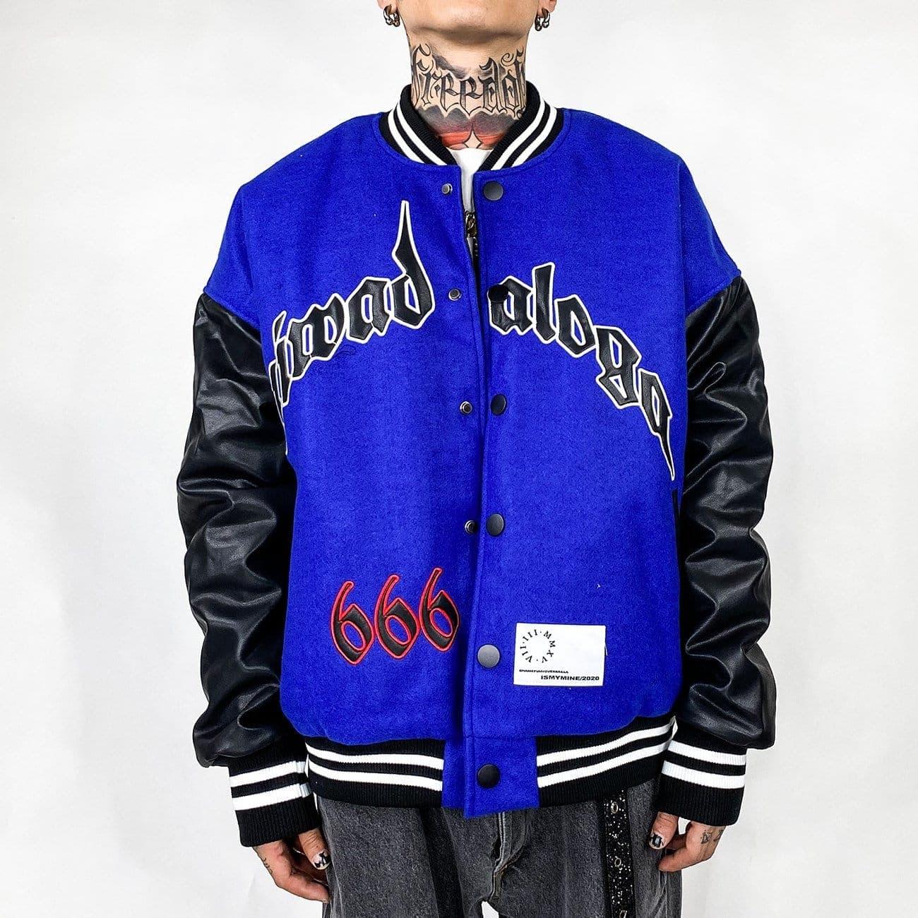 "Digital Print" Varsity Jacket