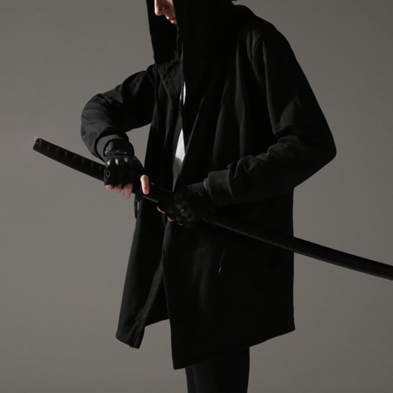 Dark Cloak Cape Oversize Wizard Coat