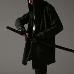 Dark Cloak Cape Oversize Wizard Coat