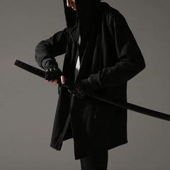 Dark Cloak Cape Oversize Wizard Thick Coat