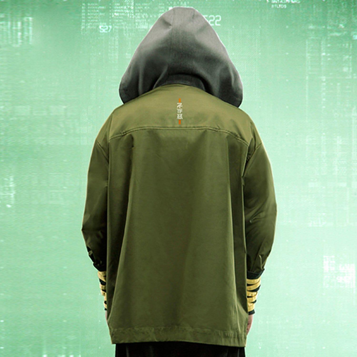 Cyberpunk Ninja Functional Cardigan Hoodies