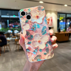 Camellia Oil Painting Flower Phone Case