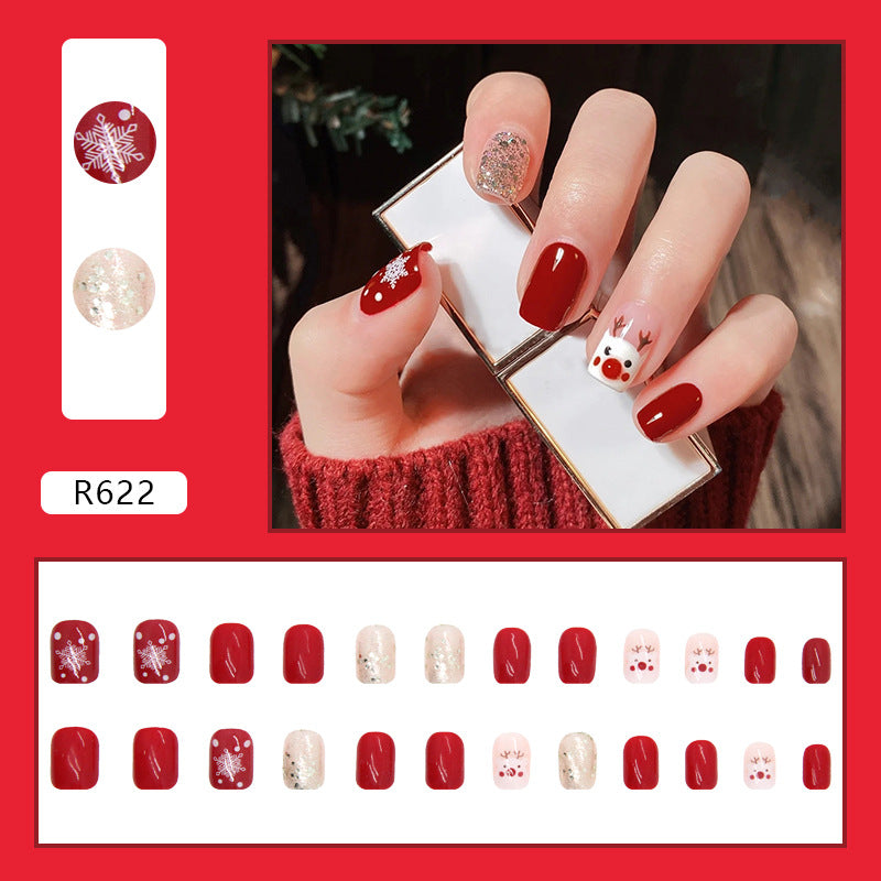 Christmas Exclusive Wearable Nails Finished Manicure