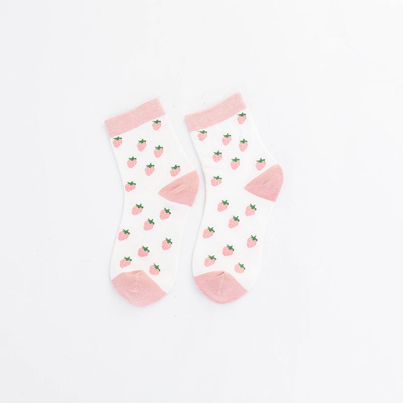 Sweet Fruit Strawberry Socks