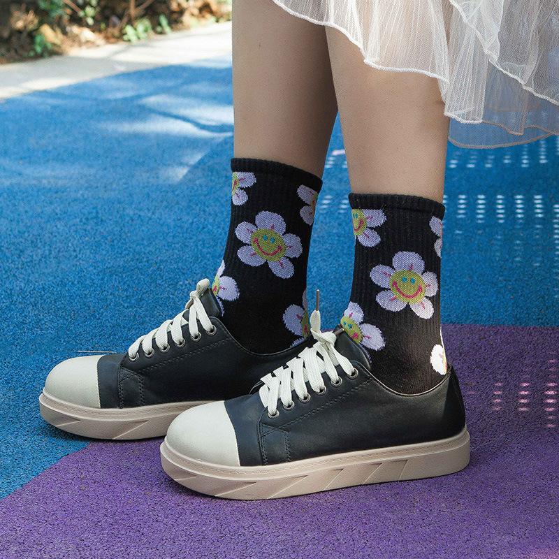 Cute Sun Flower Socks