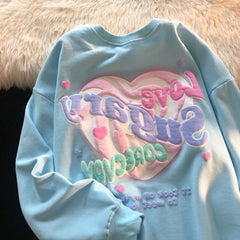 Cute Creamy Heart Hoodies