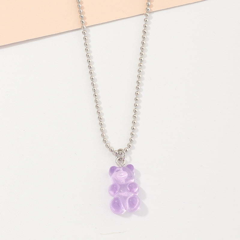 Gummy Bear Ball Chain Choker