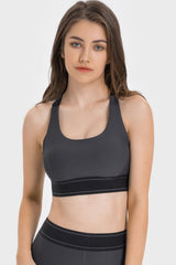 No Underwire Cropped Active Bra