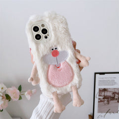 Cartoon Plush Phone Case