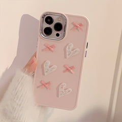 Pink Love Bow Phone Case