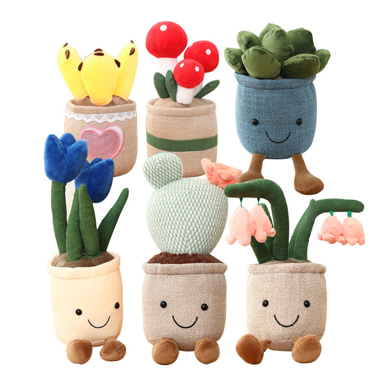 Cute Potted Plants Plushies