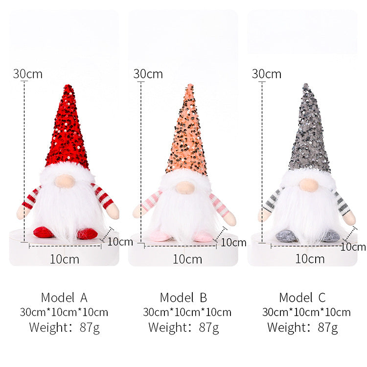 Glowing Gnomes Doll Ornaments