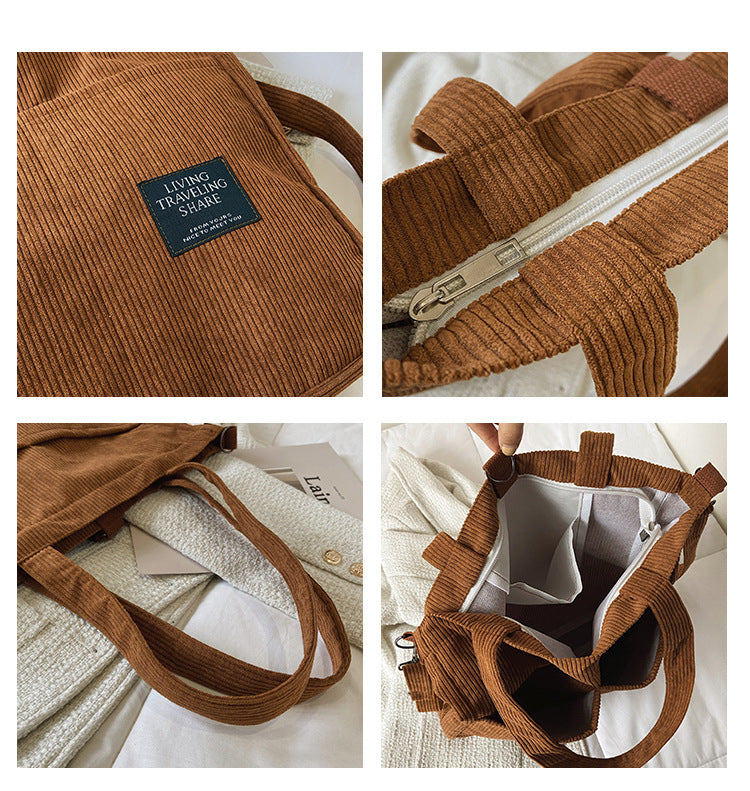 Canvas Shoulder/Tote/Backpack Bag