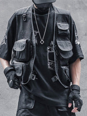 Ninja Combat Multi-pocket Mesh Vest