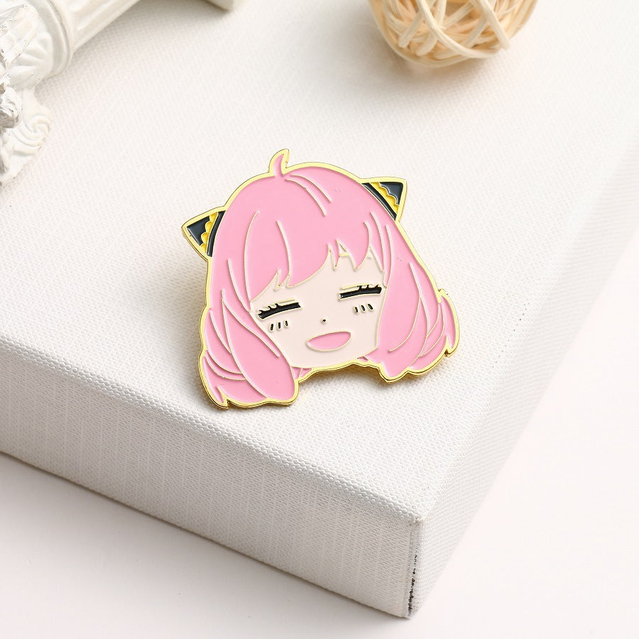 Cute Anime Alloy Pin