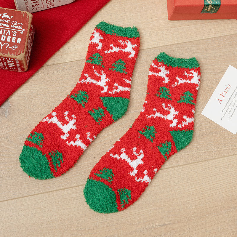 Cute Christmas Floor Socks