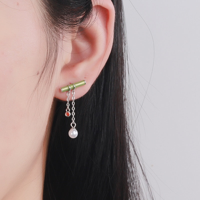 Cute Bamboo Earrings