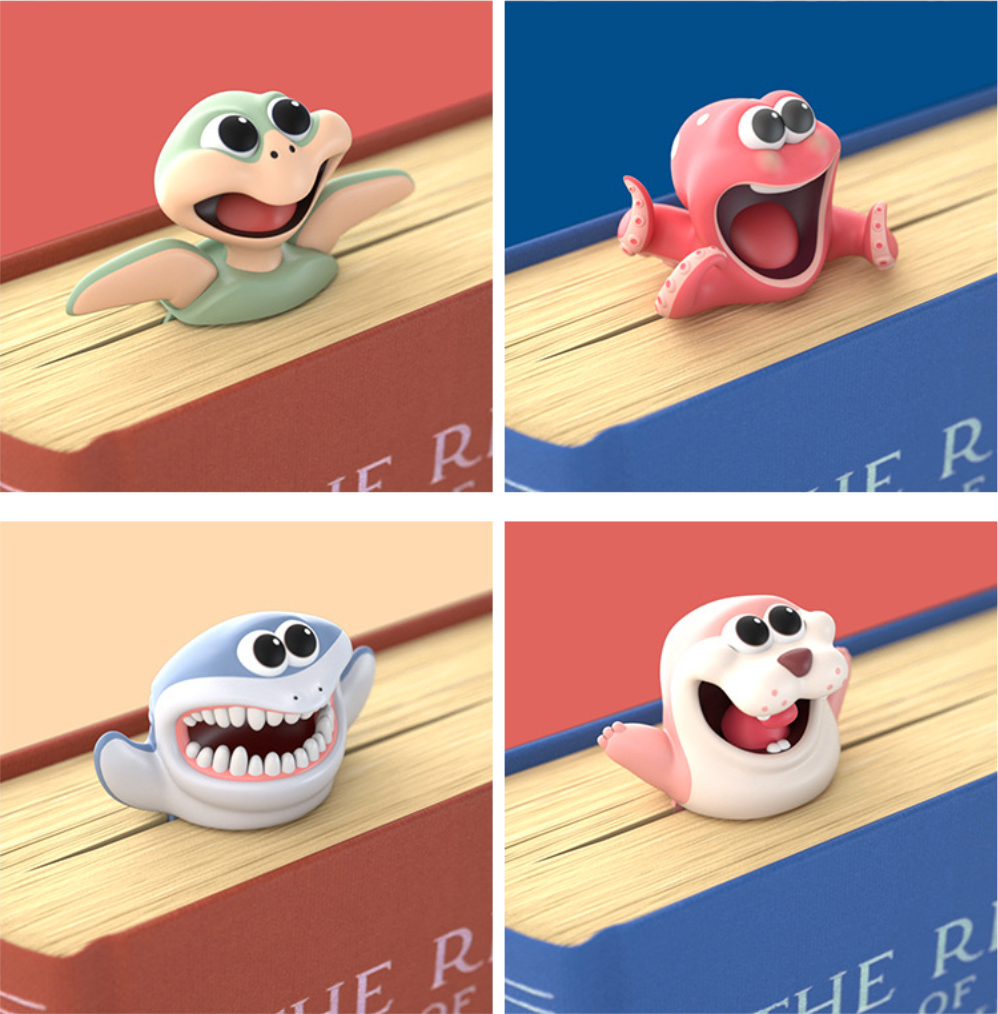 Wacky Animal Bookmarks