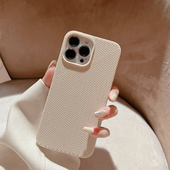 Solid Woven Pattern Phone Case