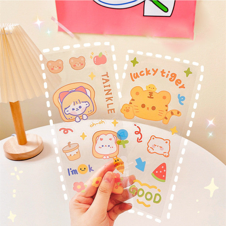 Cute Transparent PVC Sticker