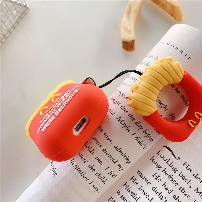 French Fries Burger Airpod Case