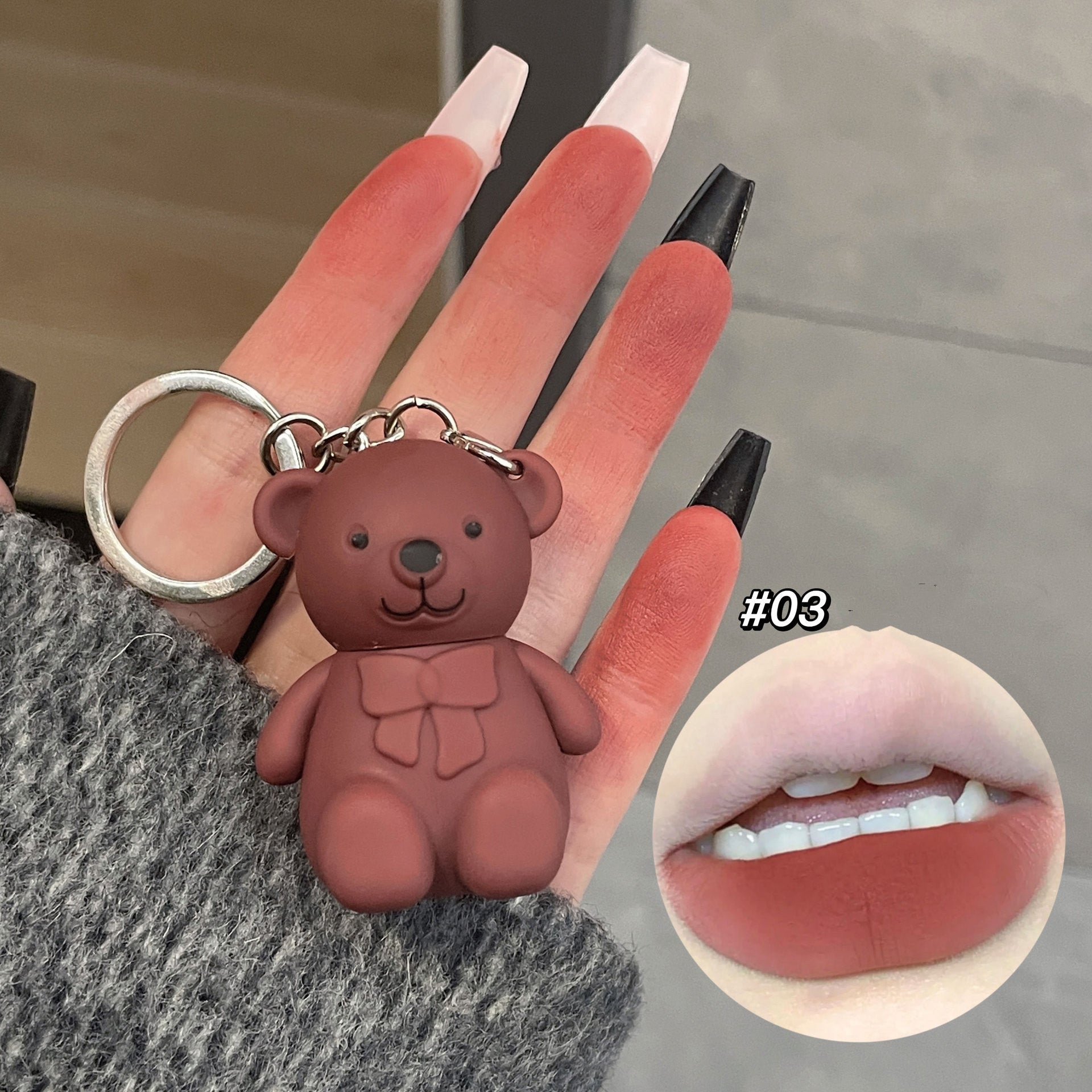 Keychain Bear Lip Gloss