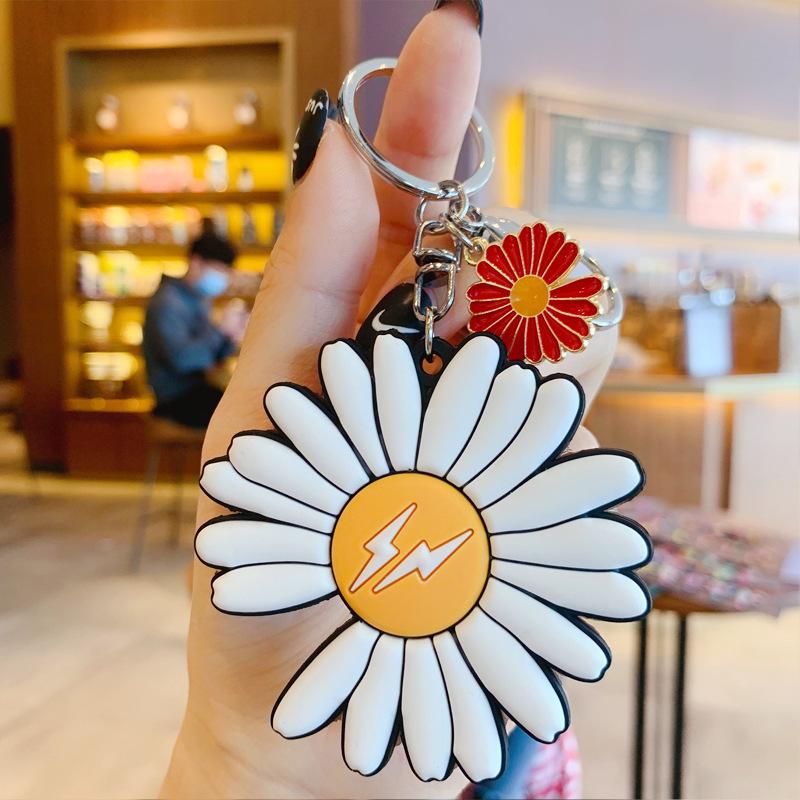 Kawaii Daisy Keychain