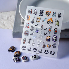 Dark Halloween 5D Nail Art Sticker