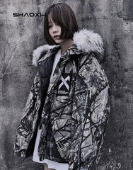 Cargo Jacket with Fur
