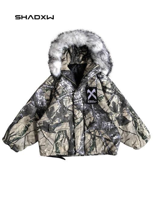 Cargo Jacket with Fur