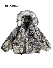 Cargo Jacket with Fur