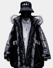 Cargo Jacket with Fur Hood