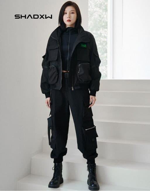Cargo utility jacket women's