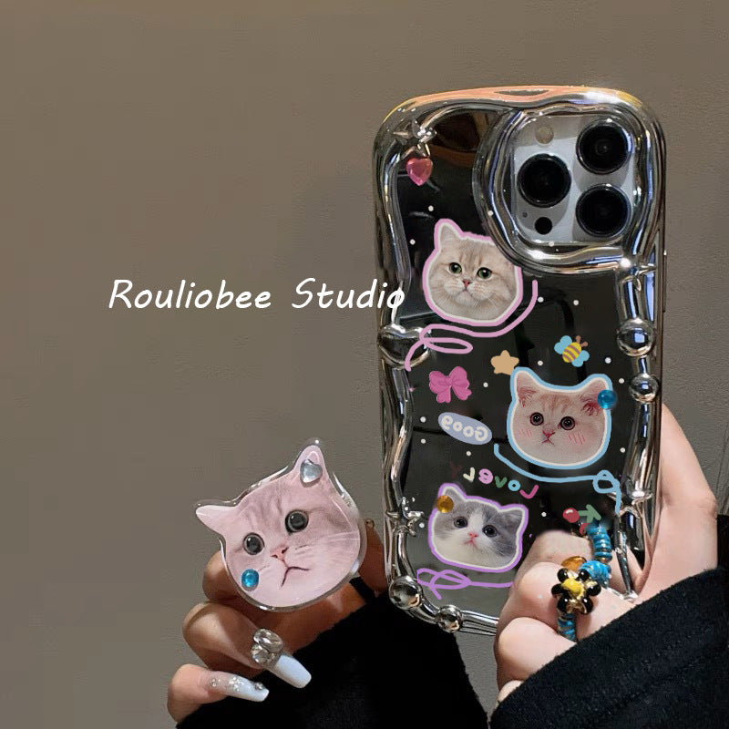 Kawaii Kitten Mirror Phone Case