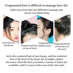 Fragmented Hair Invisible Fixer Comb