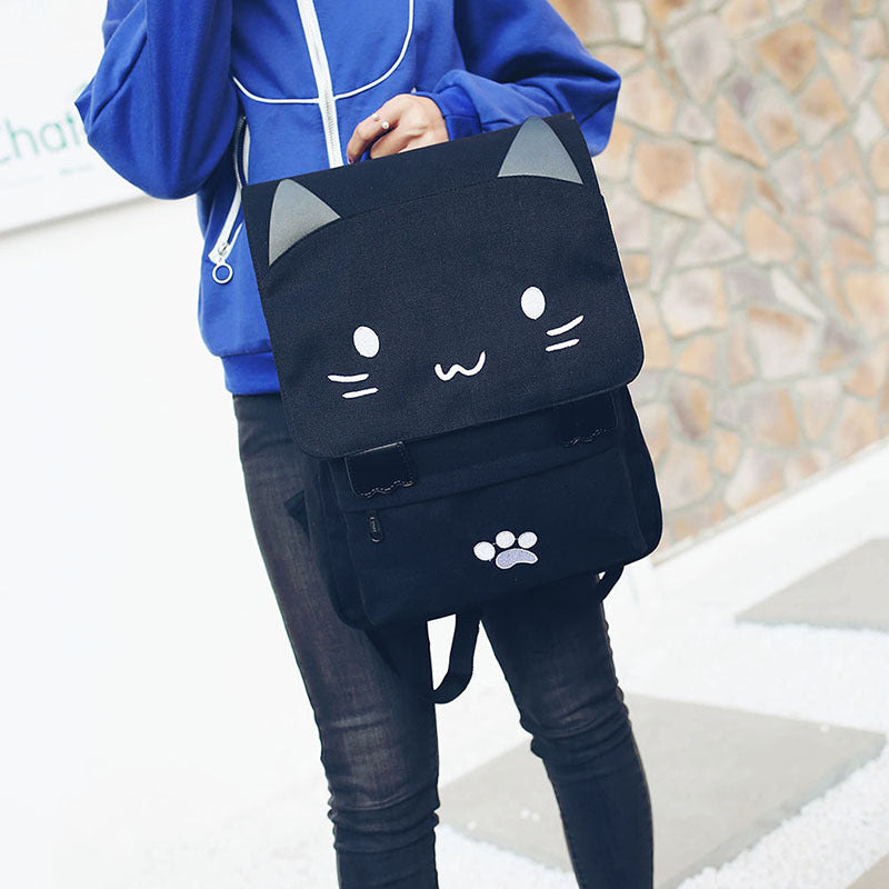 Cute Cartoon Cat Backpack