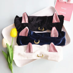 Crescent Cat Ears Headband